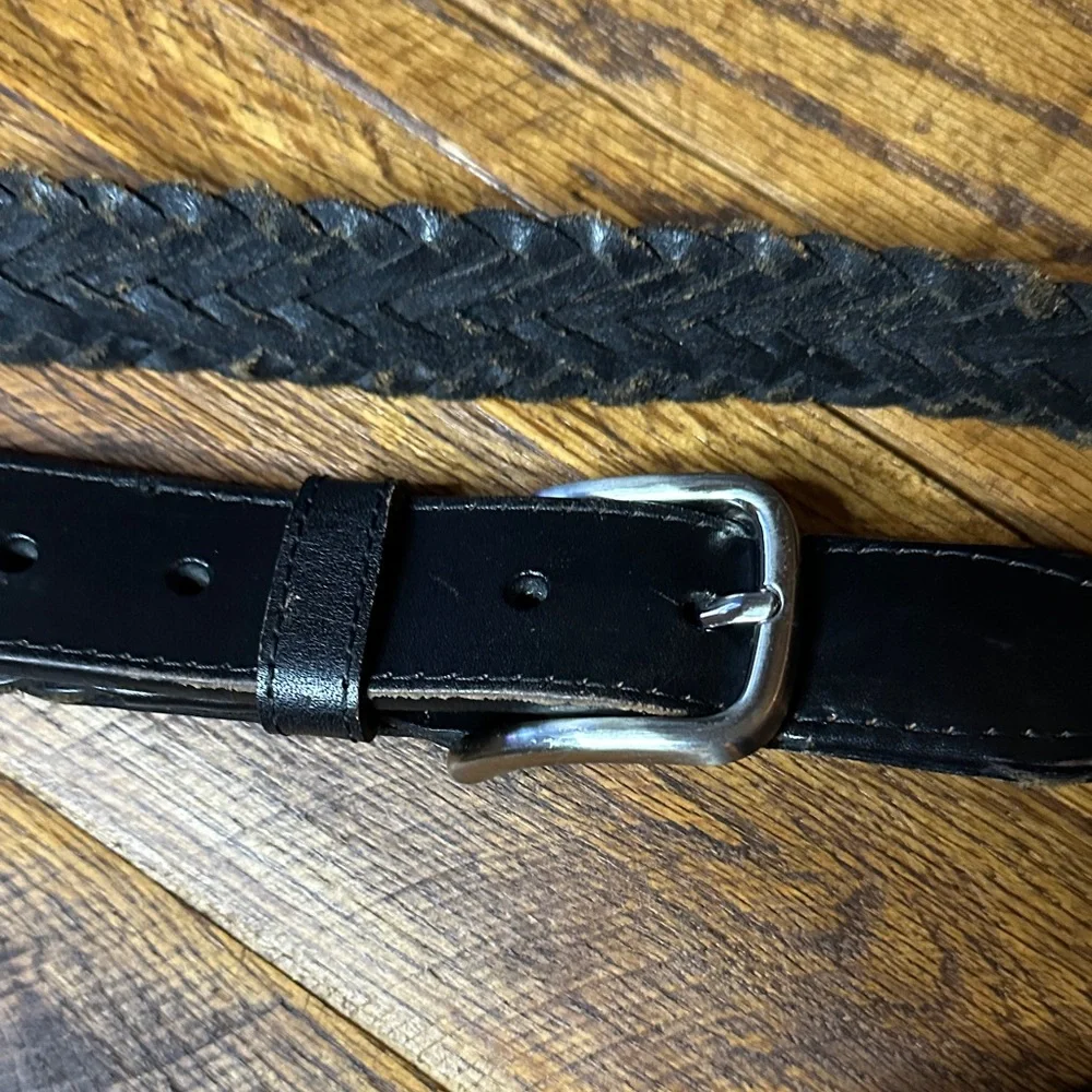 AAE Leather Braided Belt
